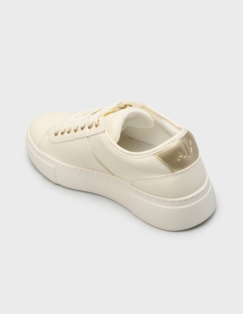 женские белые Кеды Armani Exchange XW002224-AF21429-MZ128_milk - фото-2