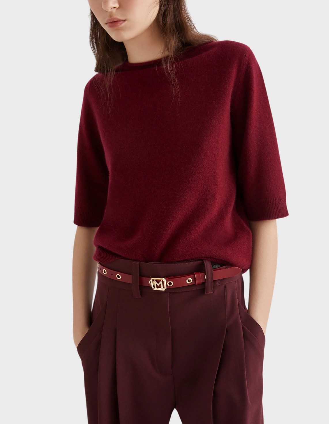 

Джемпер, Бордовый