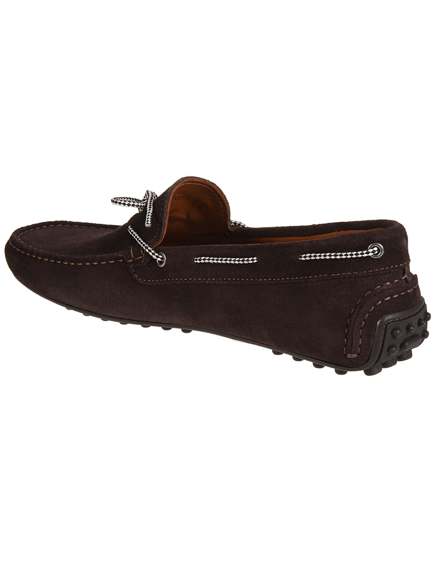 мужские коричневые Мокасины Trussardi 77A00169-B220_brown - фото-2