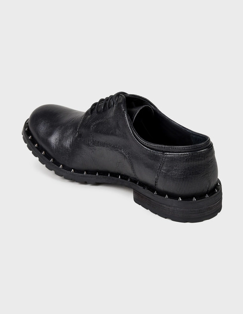 мужские черные Дерби Frankie Morello AAMS8034DY-N01-black - фото-2