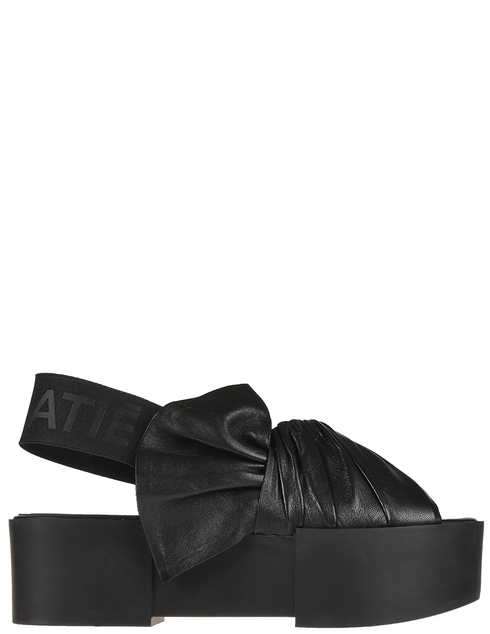 женские черные кожаные Босоножки Vic Matie 7206_black - фото-5