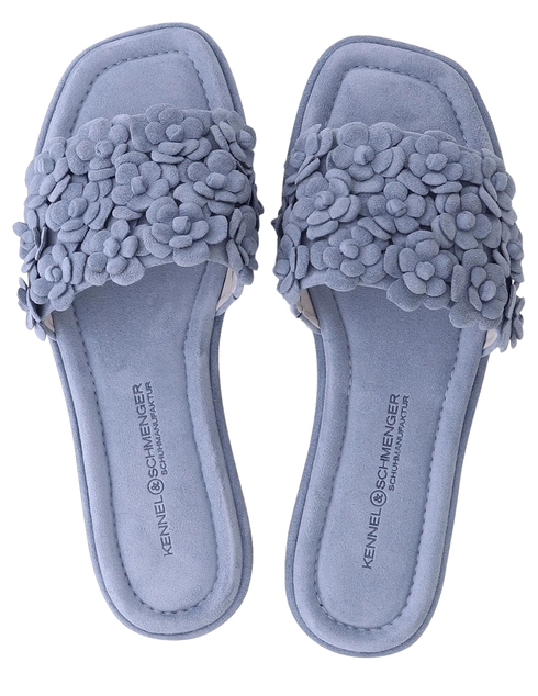 голубые женские Шлепанцы Kennel & Schmenger 139101.0120.1170 17820 грн