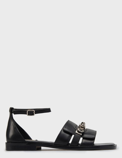 женские черные кожаные Сандалии Helena Soretti 100SS2608/111-F3 - фото-5