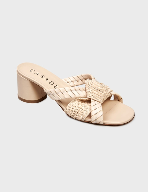 бежевые Мюли Casadei 344-beige