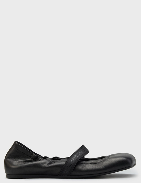 женские черные кожаные Балетки Vic Matie 3568_black - фото-5