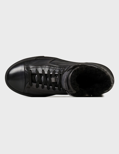 черные мужские Кеды Santoni 21557_black 18870 грн