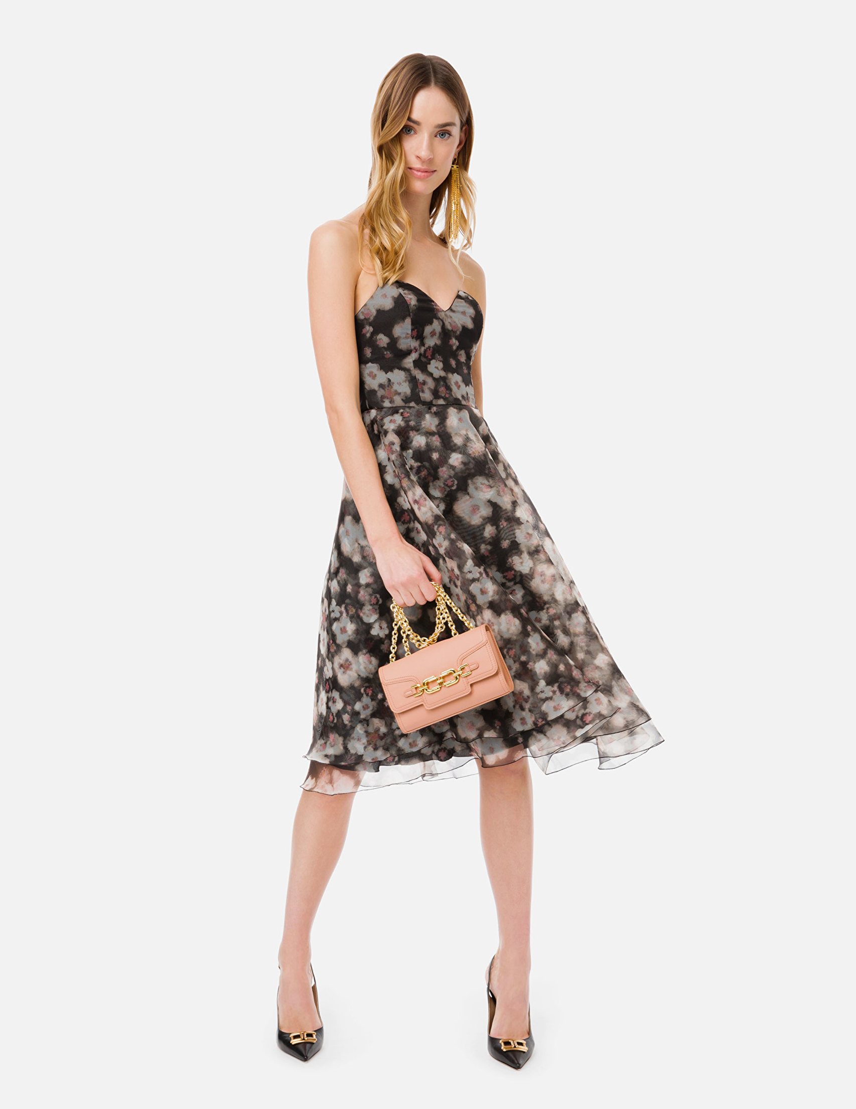 

Платье, Многоцветный;принт