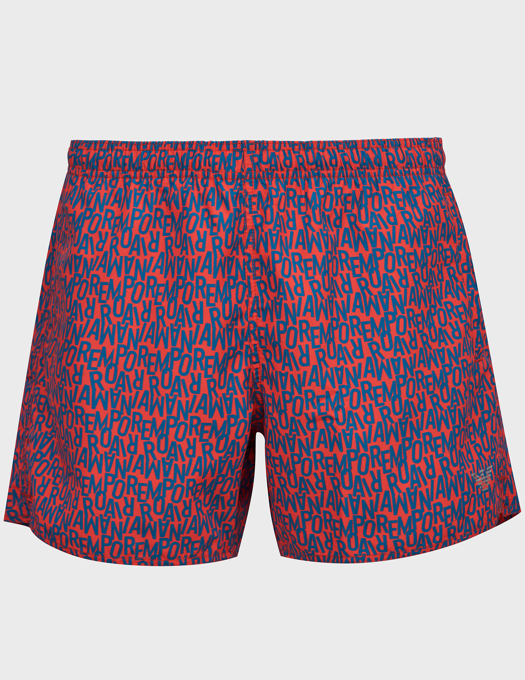 

Шорты пляжные, Красный;принт