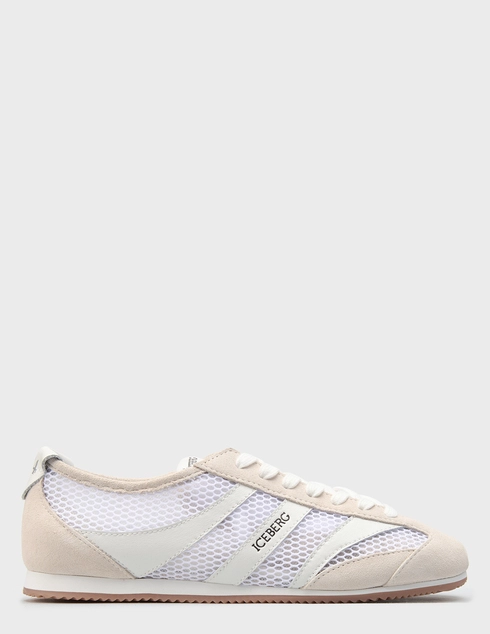 женские бежевые текстильные Кроссовки Iceberg AGR-26EID235201 - фото-5