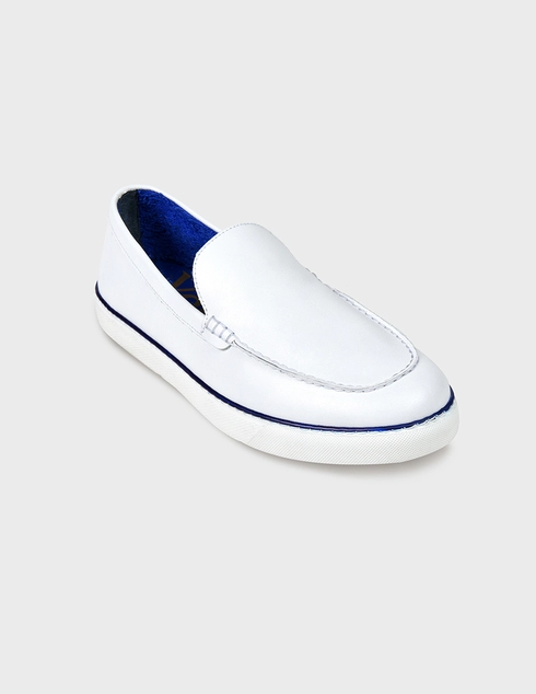 белые Лоферы Fratelli Rossetti S51992-white