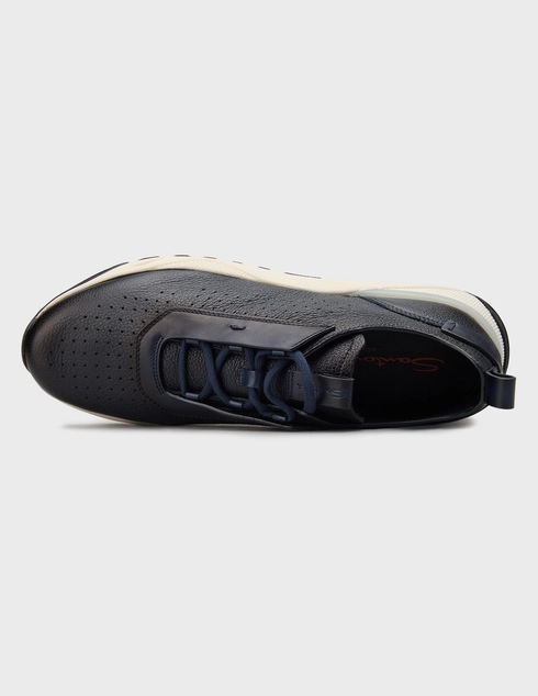 синие мужские Кроссовки Santoni 21694-blue 25132 грн