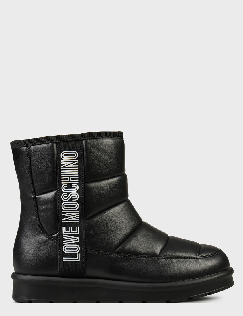 женские черные  Полусапоги Love Moschino 24103_black - фото-5