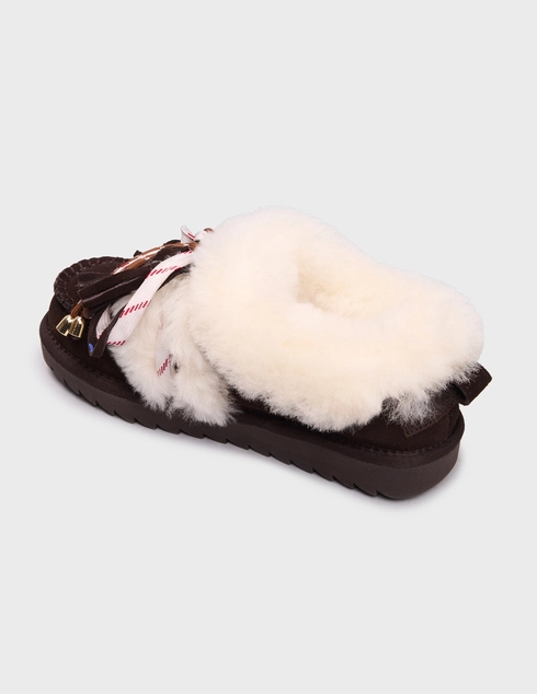 женские коричневые Угги Colors Of California Shear-06_brown - фото-2