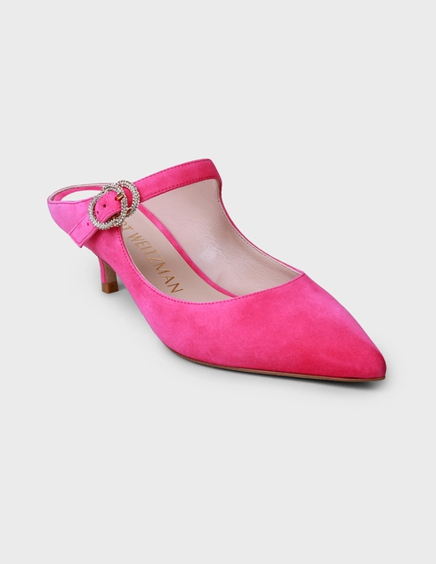 розовые Мюли Stuart Weitzman SW-SS20-9L52999-ELISABETTA-CRYSTAL-pink