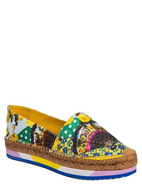многоцветные Эспадрильи Dolce & Gabbana DGC18989A5339-8R836
