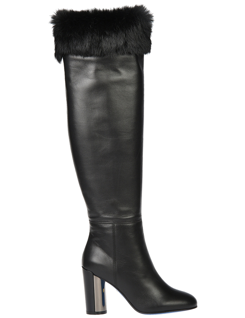 женские черные кожаные Ботфорты Loriblu 8101nero-evro_black - фото-5