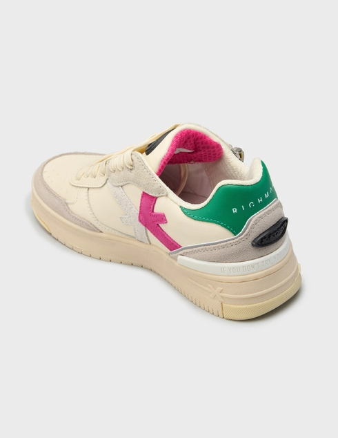 женские многоцветные Кеды John Richmond 30906-panna-multi - фото-2