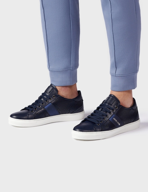 синие Кеды Roberto Cavalli AGR-1002-blue