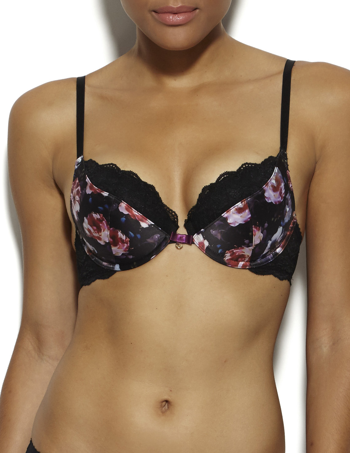 Женский бюстгальтер GOSSARD Dark-Rose-Print-14001-Rose-Print