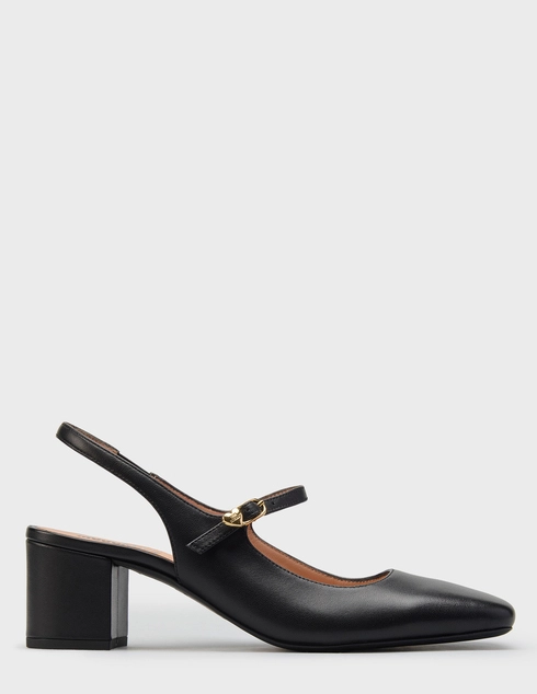 женские черные кожаные Босоножки Love Moschino JA10195G1OIE0000_black - фото-5