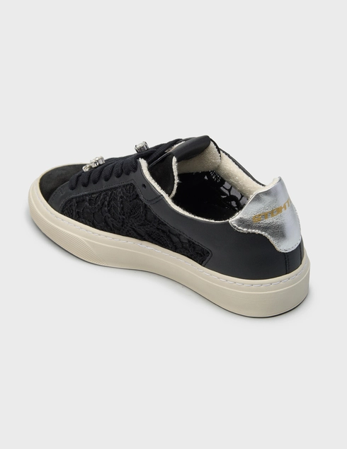 женские черные Кеды Stokton power_black - фото-2