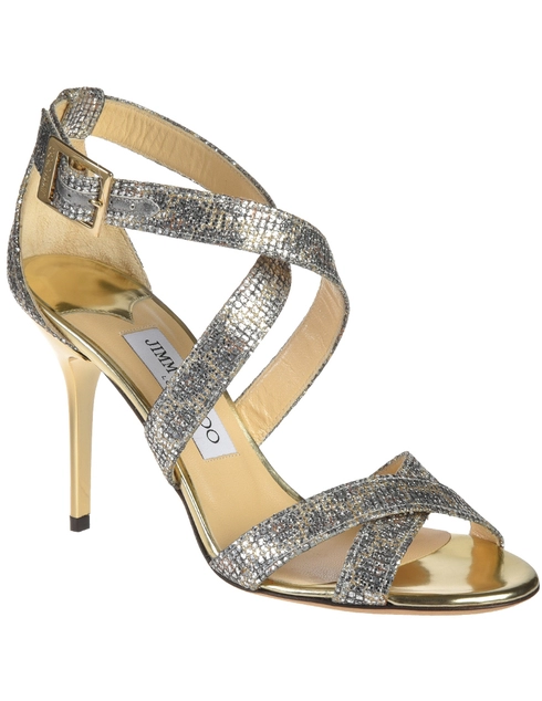 золотые Босоножки Jimmy Choo JCH9862_gold