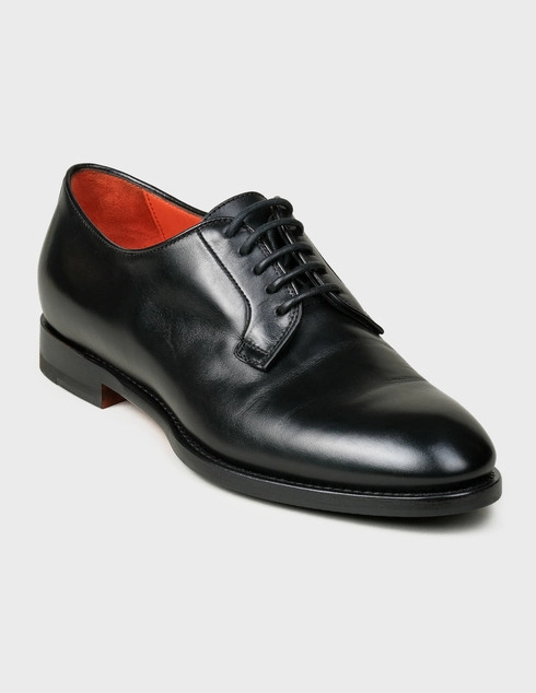 черные Дерби Santoni Sant-WURV55894BJ4RLVVN01-black