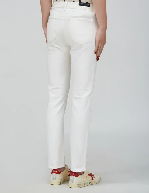 J Brand Mid-Rise-Cropped-Rail-8312C028_white фото-3