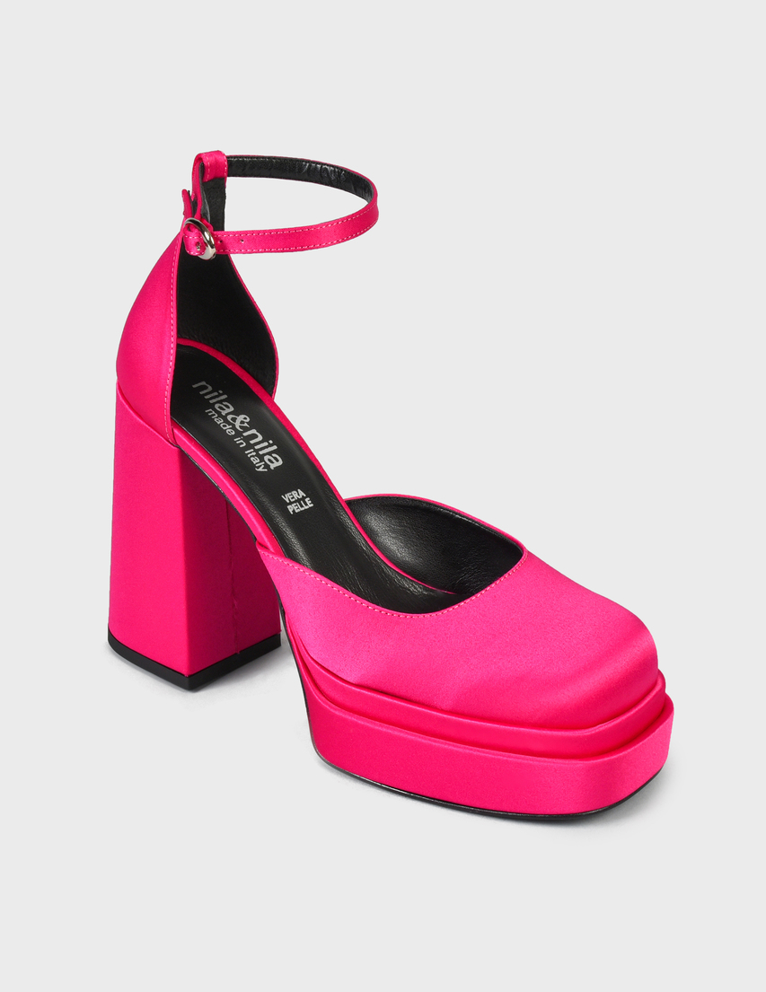 женские розовые Туфли Nila & Nila Si1852FUXIA-pink - фото-2