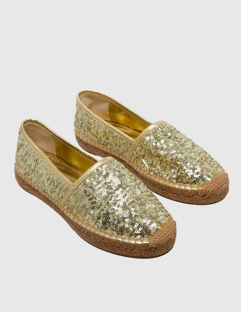 золотые Эспадрильи Dolce & Gabbana 133748-gold