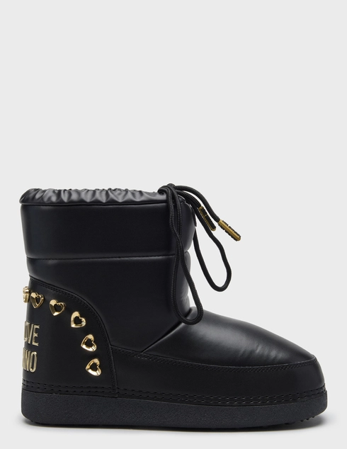 женские черные  Угги Love Moschino JA24122G1PISG00A_black - фото-5