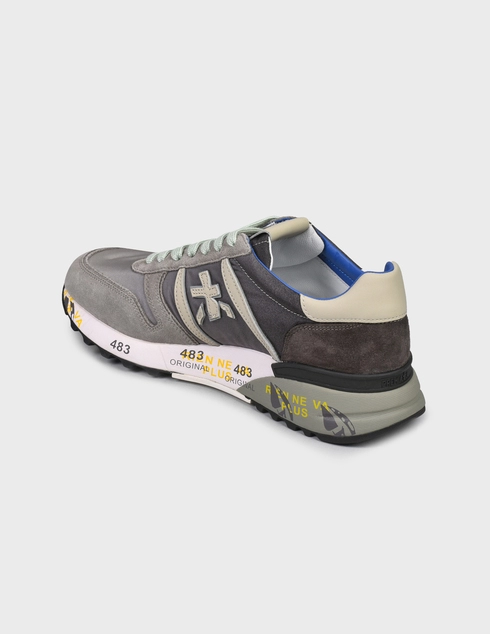 мужские серые Кроссовки Premiata 4586_gray - фото-2