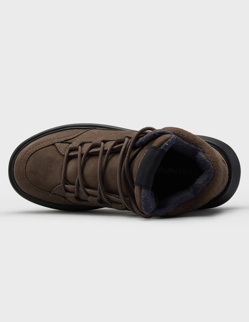 коричневые мужские Ботинки Emporio Armani 135-200_brown 16398 грн