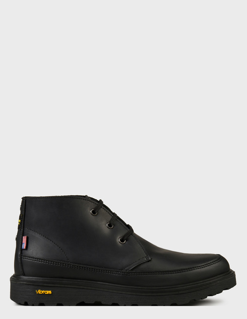 мужские черные кожаные Ботинки Blauer 12LEA_black - фото-5