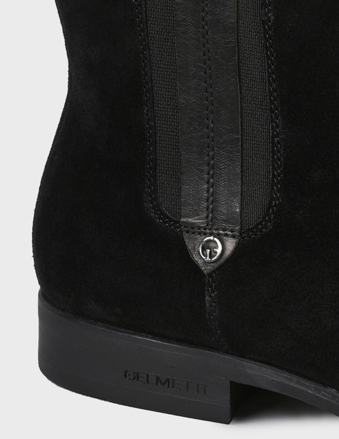 мужские черные замшевые Ботинки Emanuele Gelmetti 10682-black - фото-5