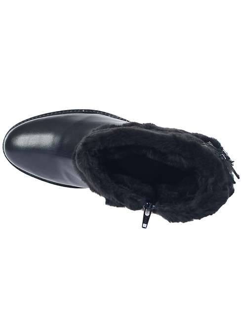женские черные кожаные Ботинки Byblos 9840_black - фото-5