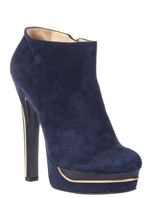 синие Ботильоны Gianmarco Lorenzi 2768_blue