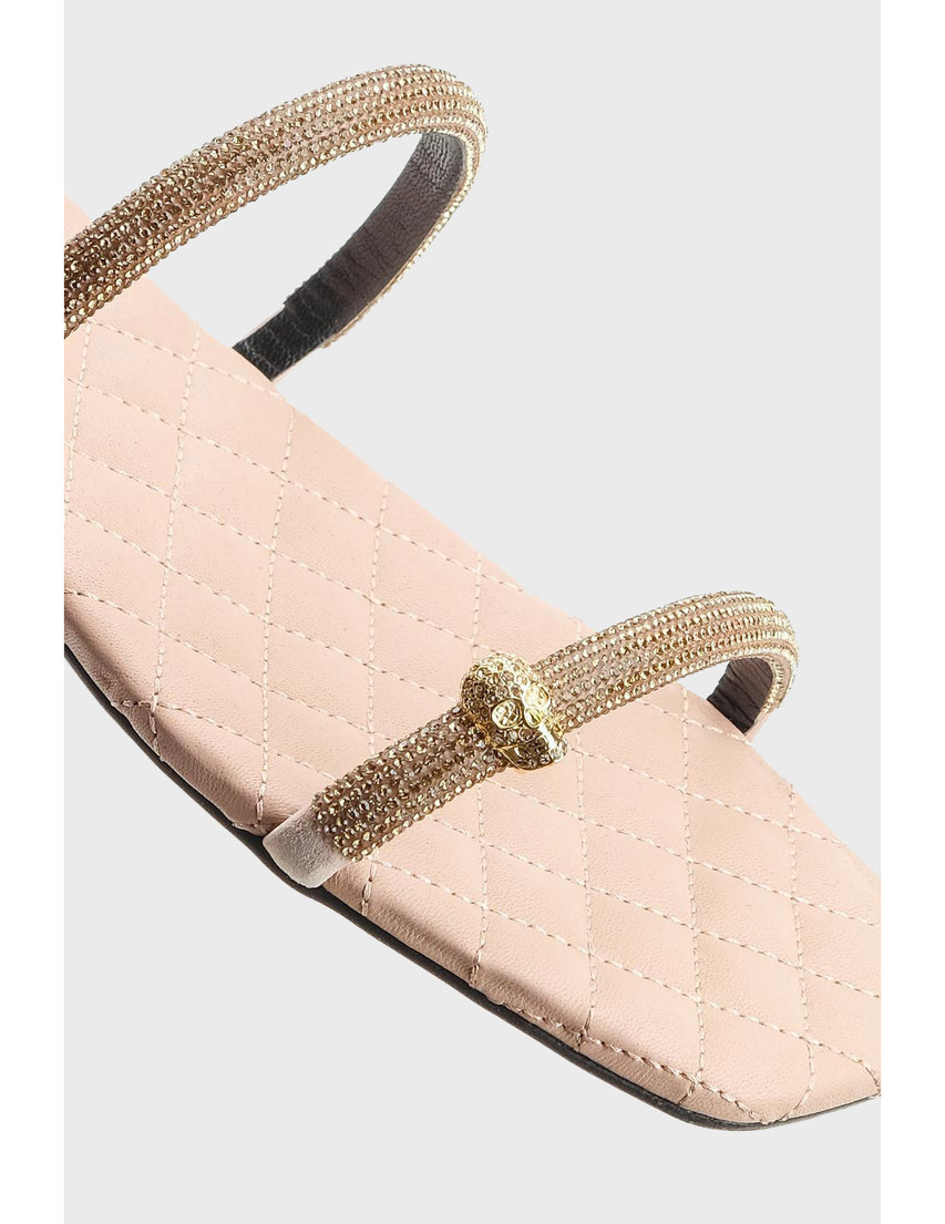 золотые женские Сандалии Philipp Plein 3695 36733 грн
