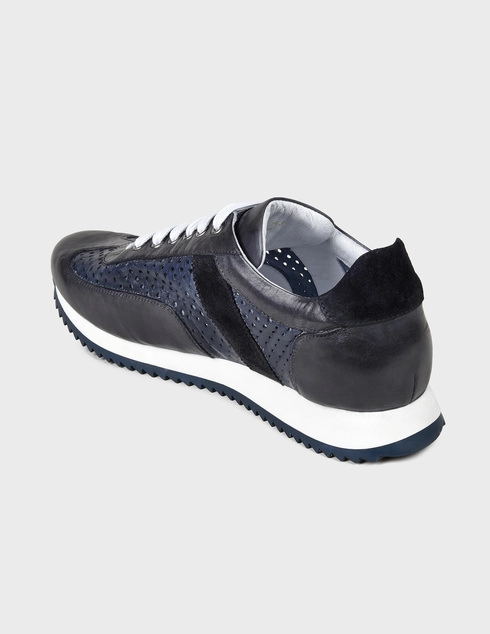 мужские синие Кроссовки Giulio Moretti 9486-К-grey-blu-blue - фото-2