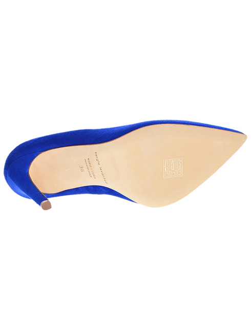 женские синие замшевые Туфли Sergio Levantesi 2512_blue - фото-5