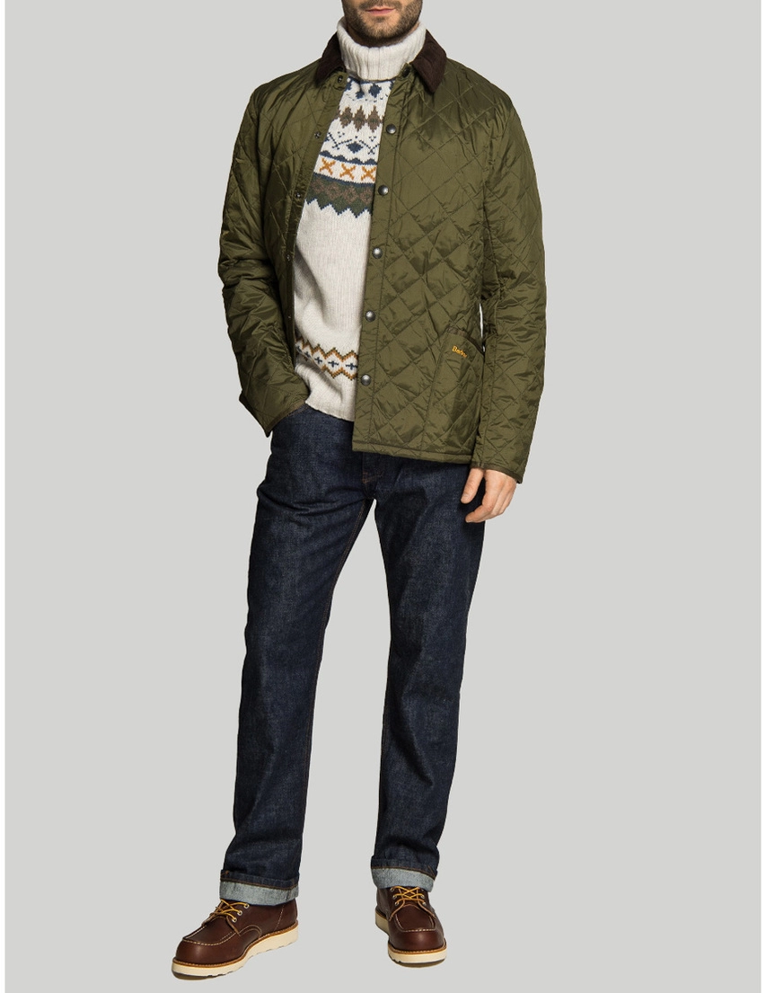 カ*ル様 Barbour ダークグリーンジャケット 42 Куртка Barbour MQU0240OL71_210191 (Хаки) в интернет магазине
