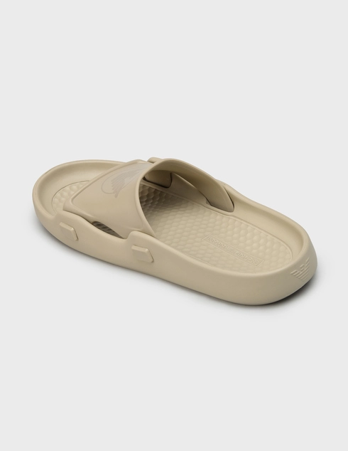 женские бежевые Шлепанцы Emporio Armani EX000044AF22191U6213_beige - фото-2