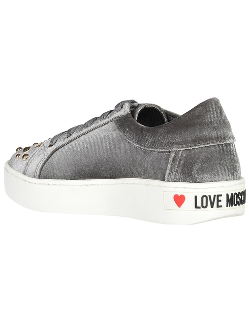 женские серые Кеды Love Moschino 15293_gray - фото-2