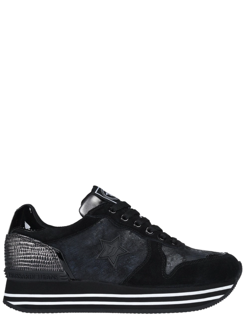 женские черные Кроссовки Trussardi 79A004399Y099999-K299 - фото-2