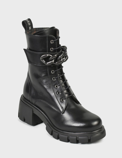 женские черные Ботинки Pertini 212W31283C6 - фото-2