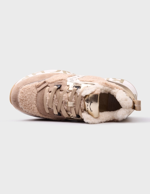бежевые женские Кроссовки Voile Blanche club105bge-fur_beige 17300 грн