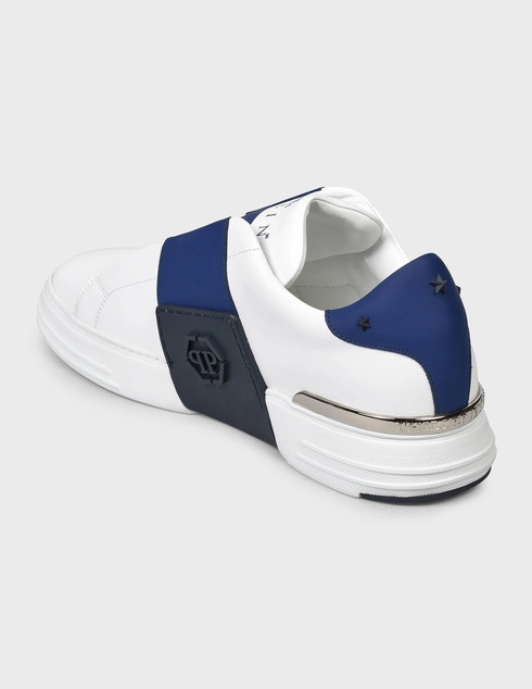 мужские белые Кеды Philipp Plein 2653-white - фото-2