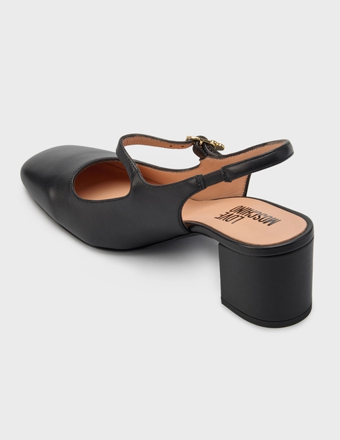 женские черные Босоножки Love Moschino JA10195G1OIE0000_black - фото-2