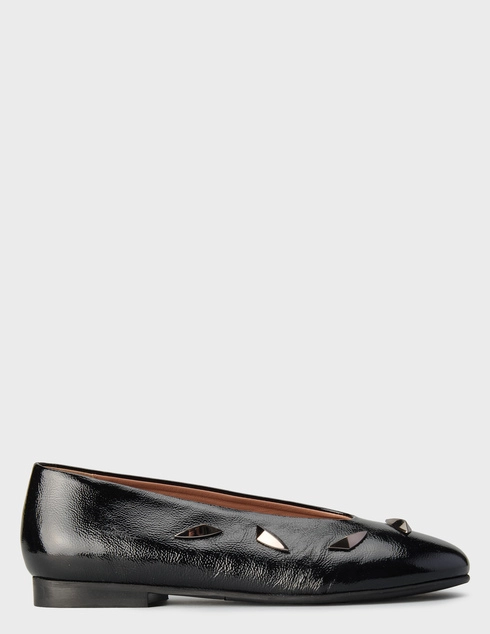 женские черные лакированные Балетки Donna Soft 2984_black - фото-5