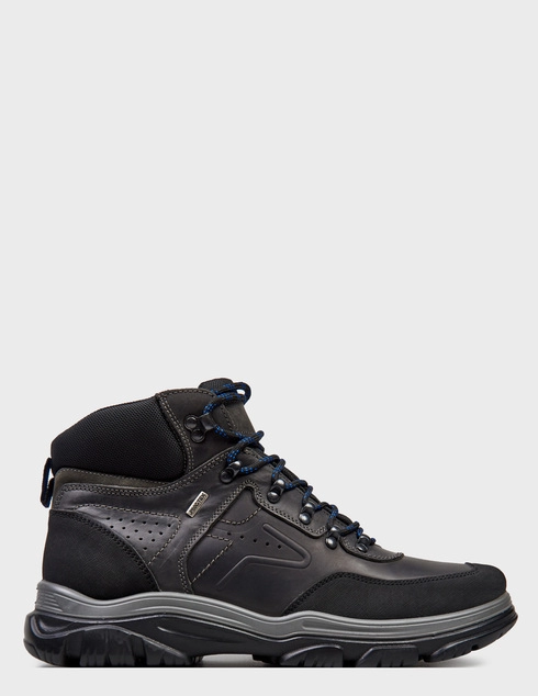 мужские черные кожаные Ботинки Imac 404368_black - фото-5